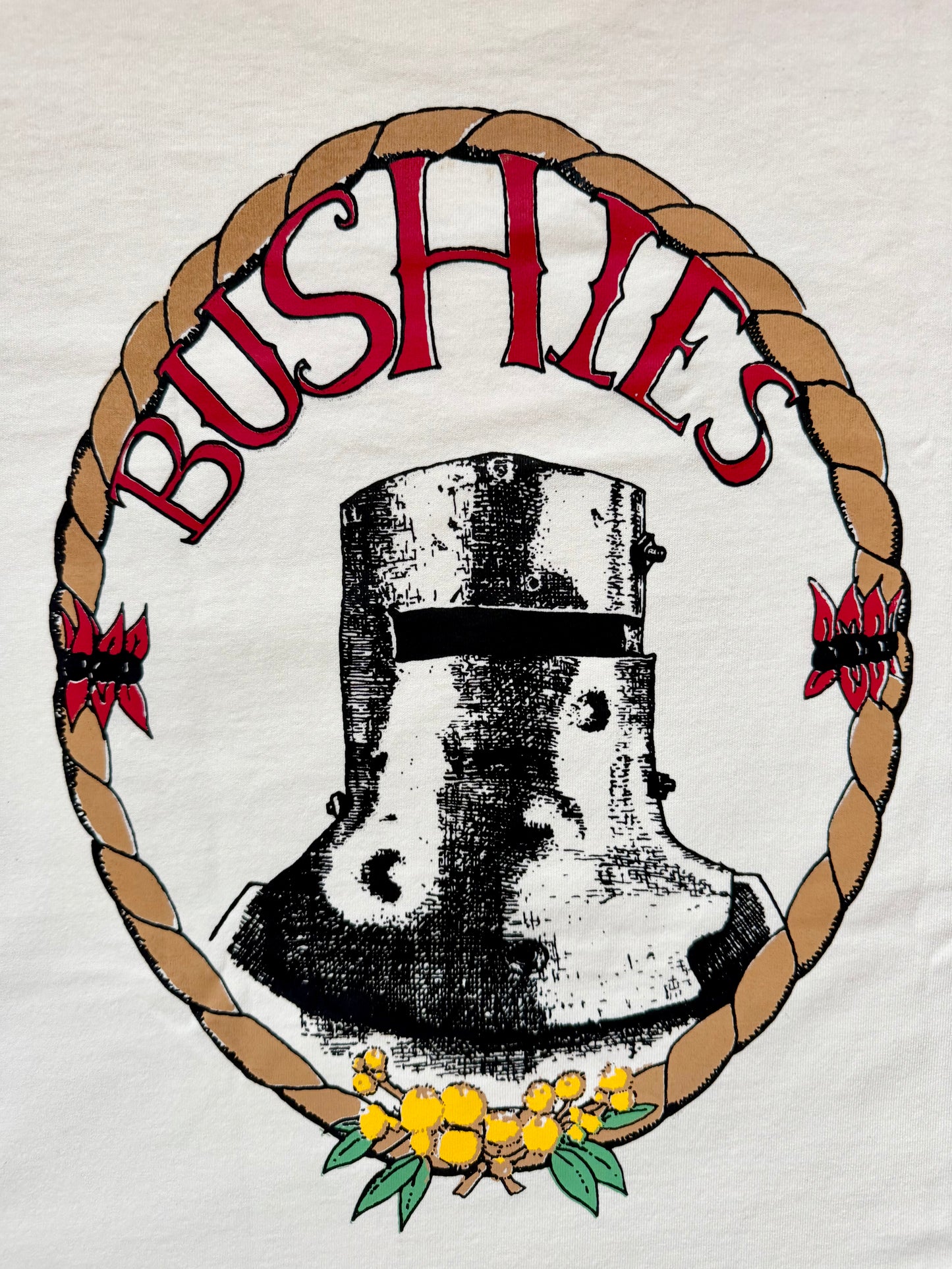 Bushies "Bushhead" Tee - Bone White