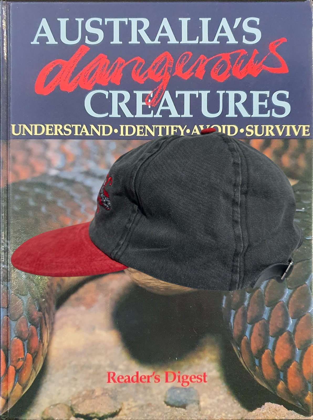"Red-bellied Black Snake" Unstructured Hat