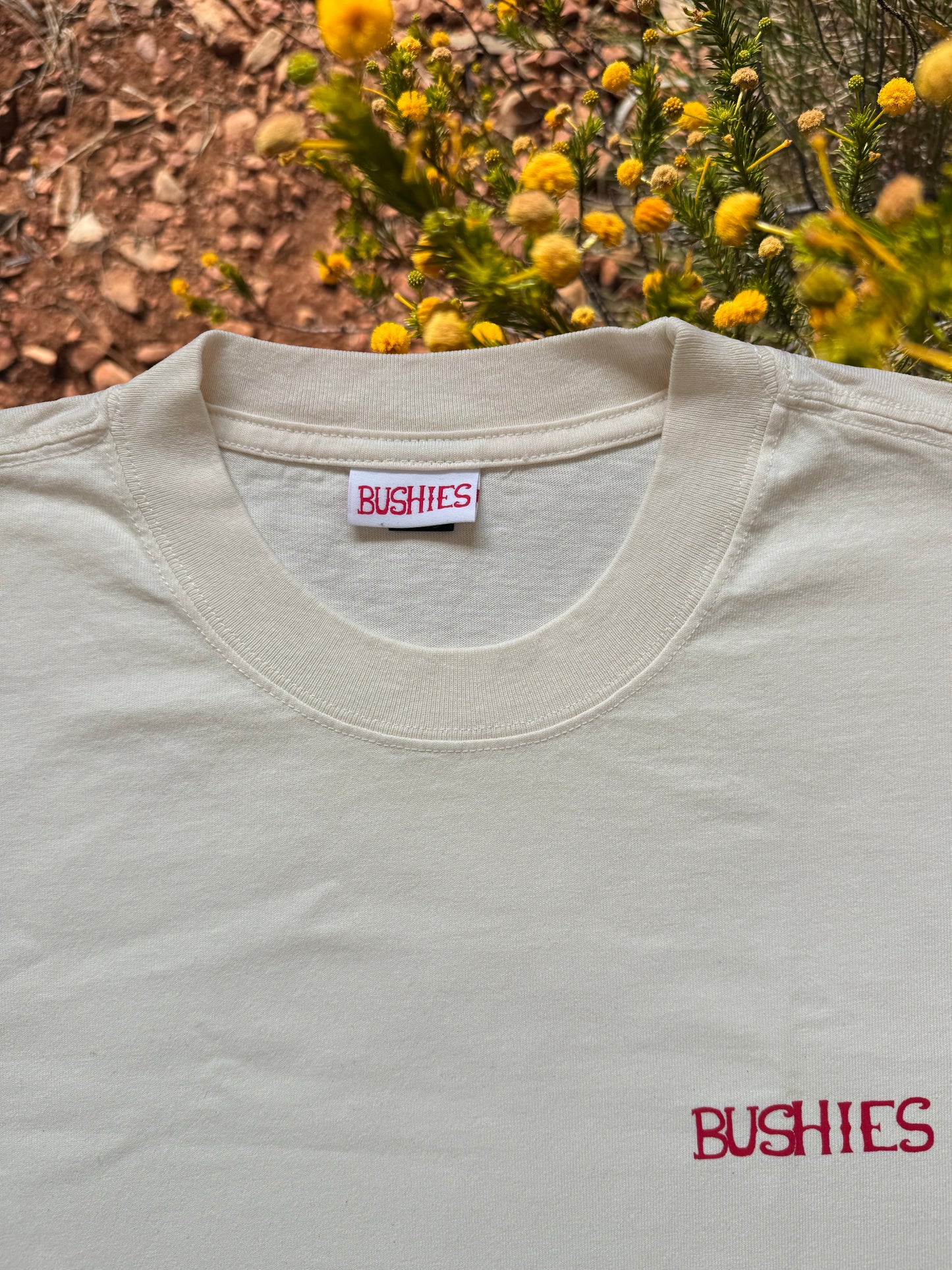 Bushies "Bushhead" Tee - Bone White