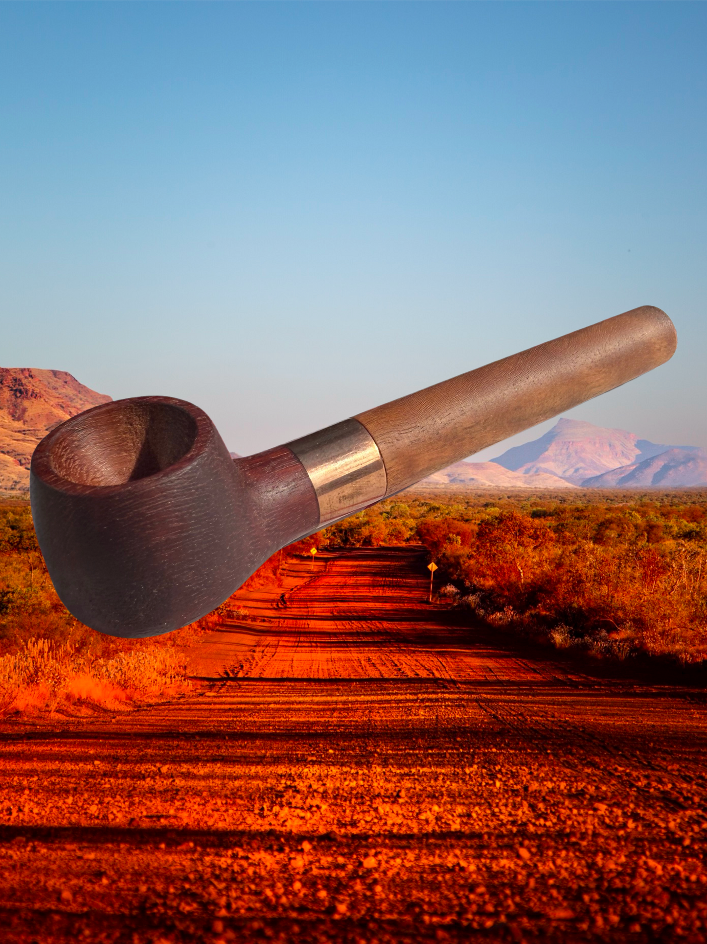 Handcarved Native "Bushies" Pipe