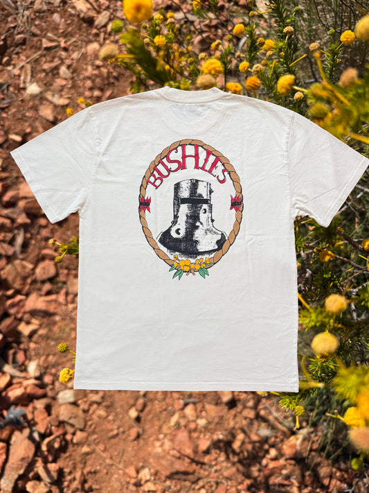 Bushies "Bushhead" Tee - Bone White