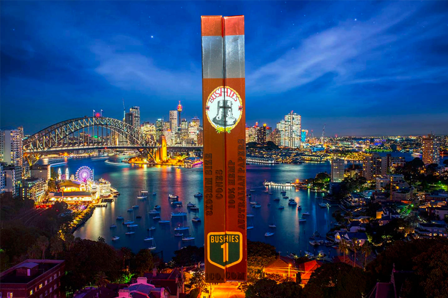 98mm Bushies Pre-rolled "Cones" Packet