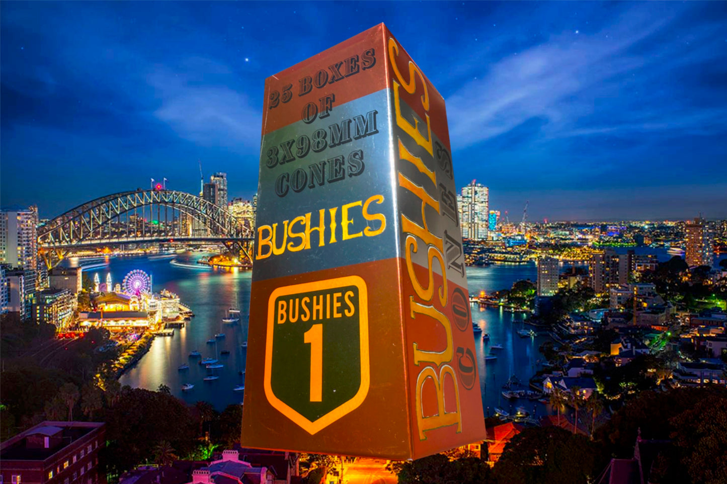 98mm Bushies Pre-rolled "Cones" Packet