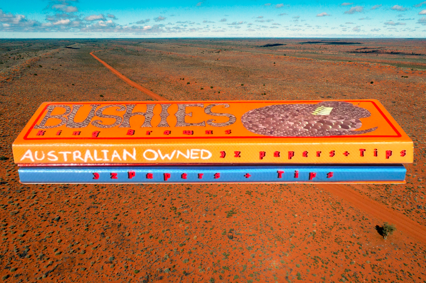 King Size Bushies "King Browns" Box - 24 Packets