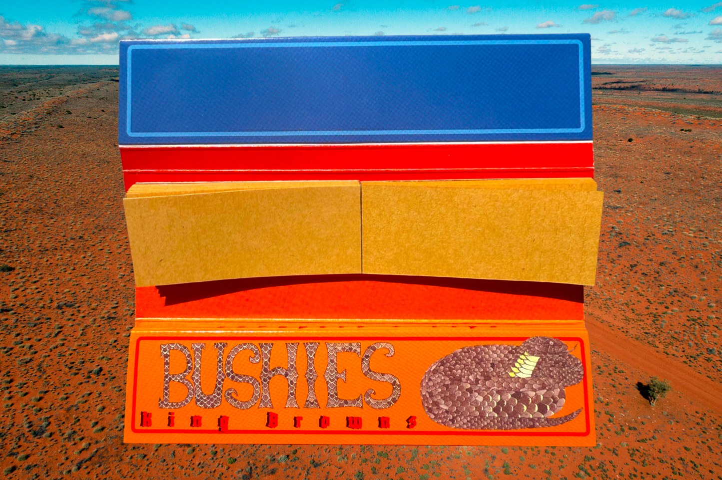 King Size Bushies "King Browns" Box - 24 Packets