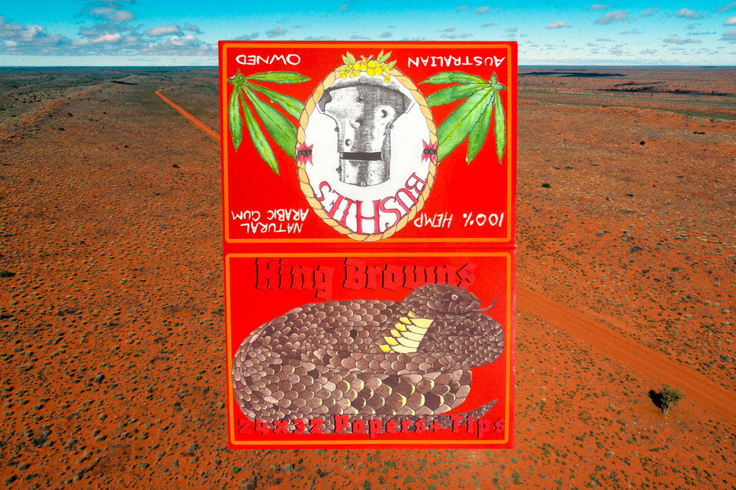 King Size Bushies "King Browns" Box - 24 Packets